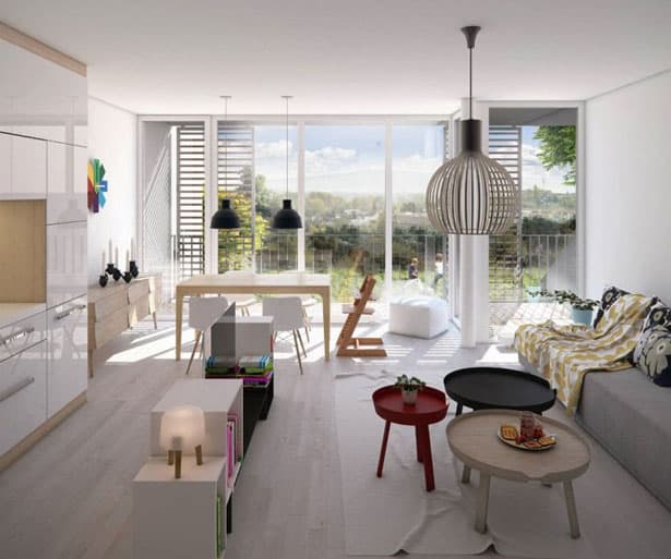 Kuchyňa a obývačka v jednom spája rodiny