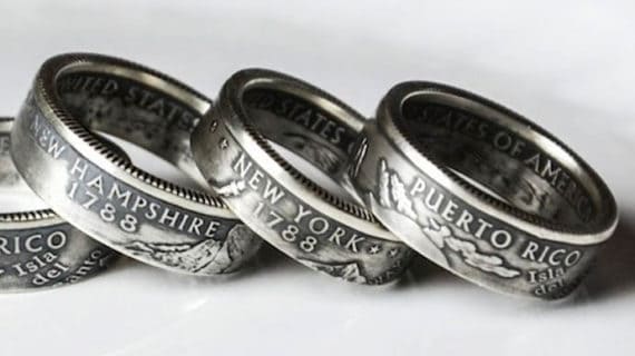 Prstene z mincí „The Ring Tree“