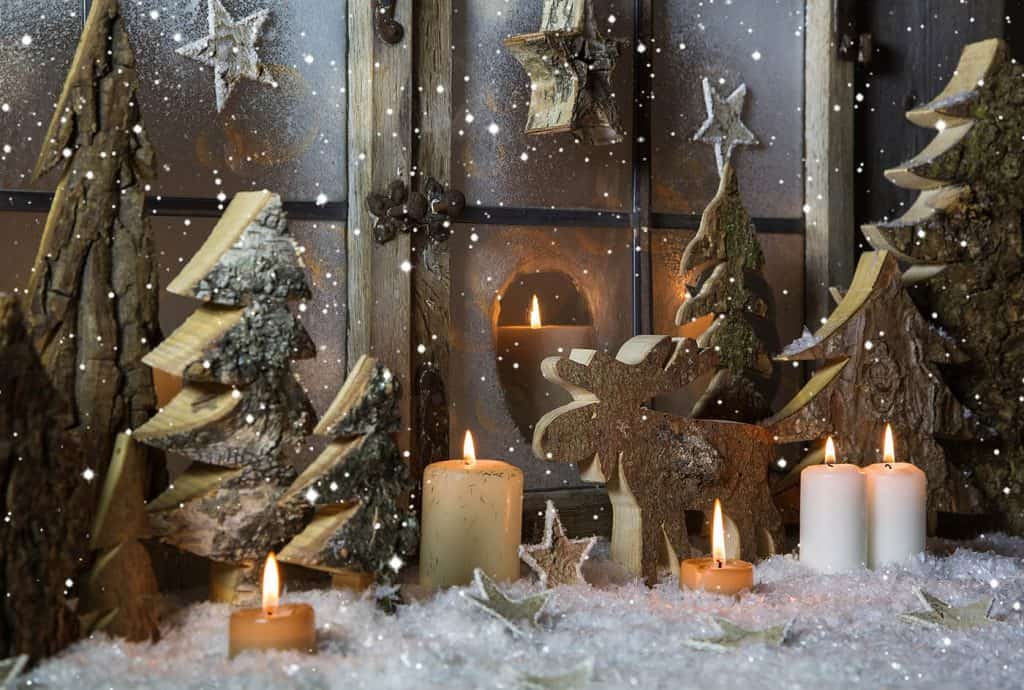 Vianočné dekorácie drevené
